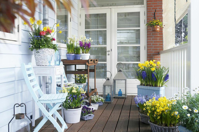 陽臺(tái)變大花園